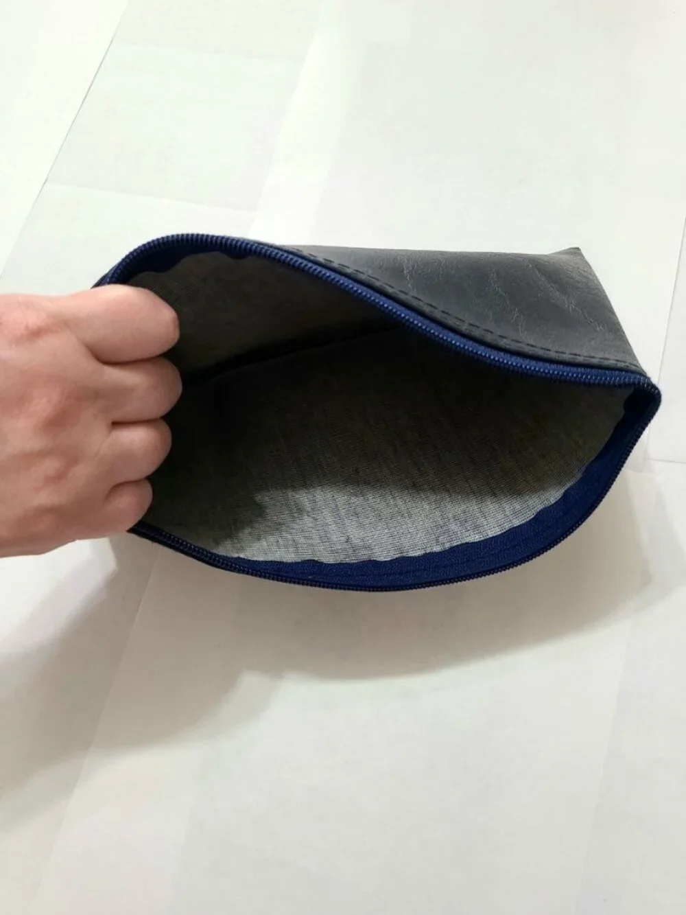 Black Zipper Pouch